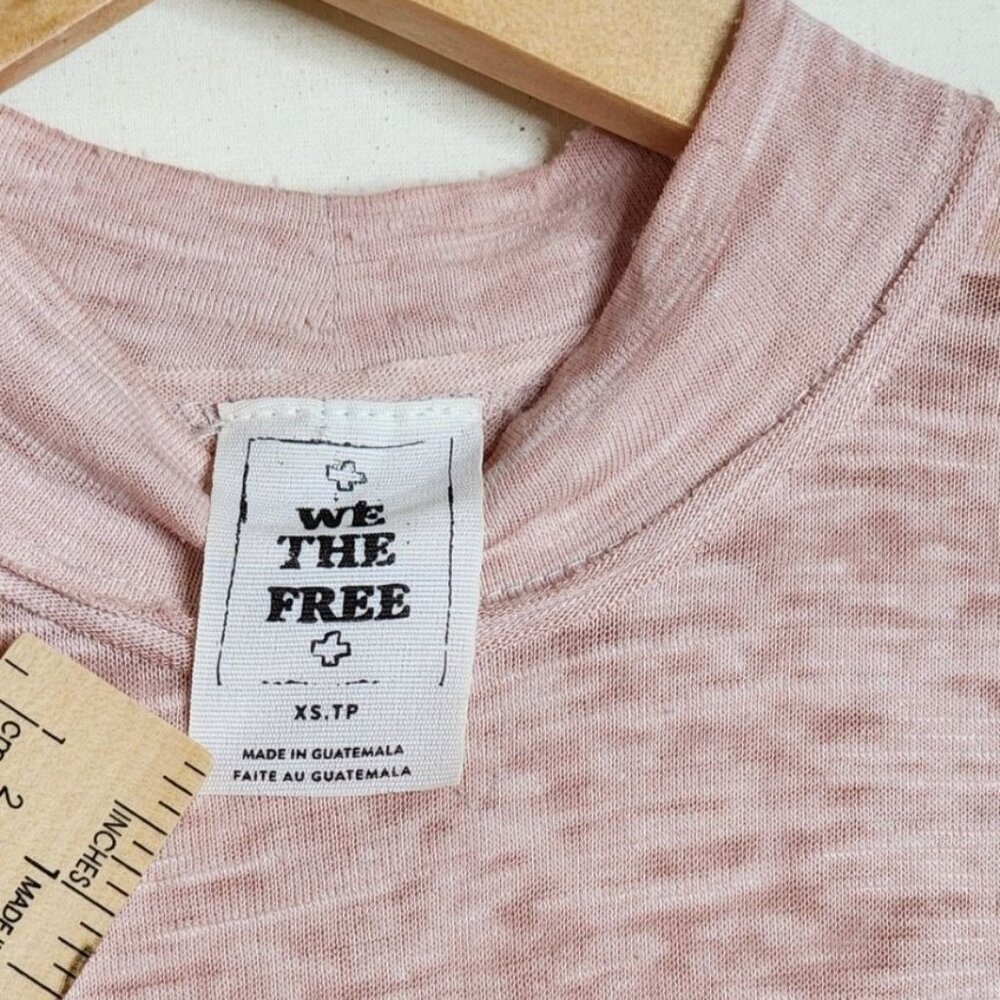 Free People Sleeveless Tank Blouse size XS Pink - Picture 2 of 7